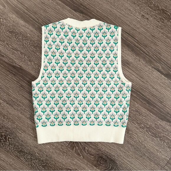 Maeve Vera Jacquard Tulip Sweater Vest - Picture 6 of 6